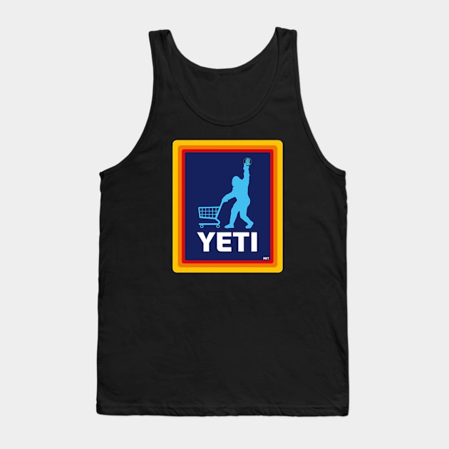 Yeti Grocery Shopping Tank Top by JohnnyBoyOutfitters